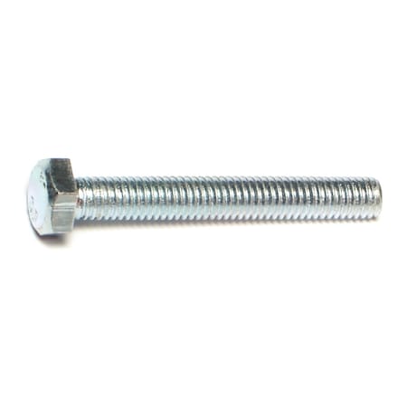 Midwest Fastener Class 8.8, M6-1.00 Hex Head Cap Screw, Zinc Plated Steel, 45 mm L, 20 PK 73251